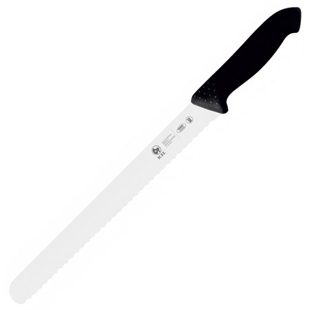 12" Scalloped Slicer,Black