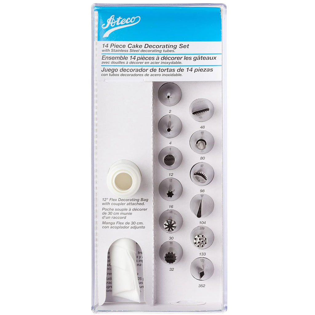 Ateco 14 Piece Cake Decorating Set