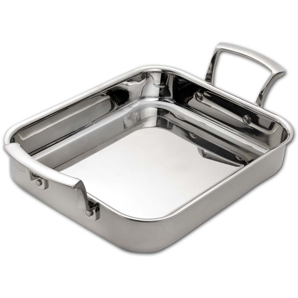 Tri-Ply Rectangular Roast Pans