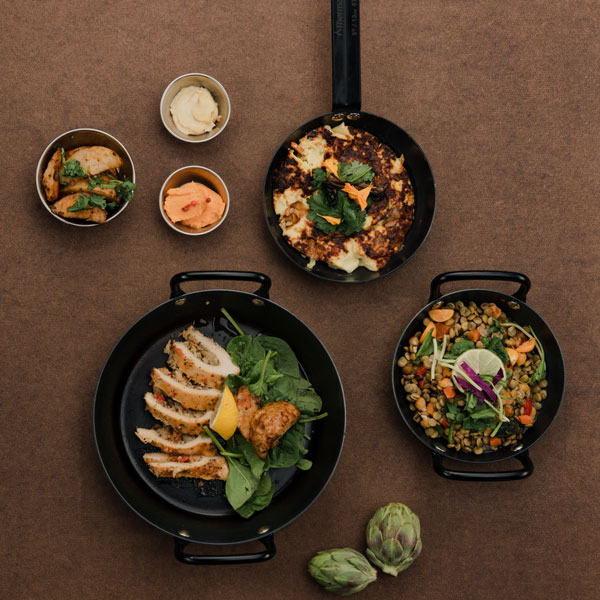 5.5" Carbon Steel Pan  with 2 Handles #2