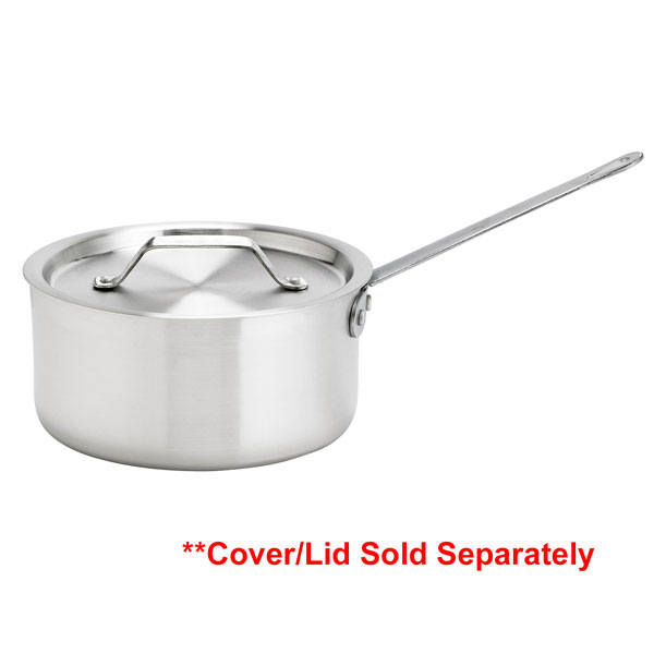 11 QT Aluminum Straight-Sided Sauce Pan with Helper Handle #2